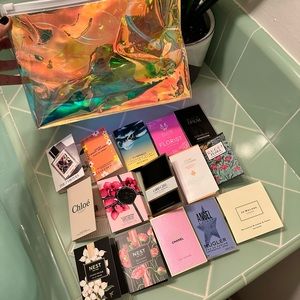 Fragrance Samples and Bag